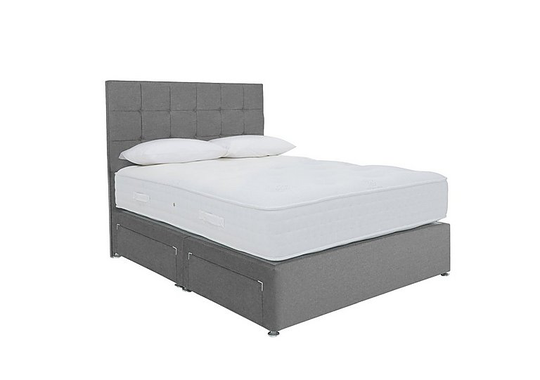 Sleep Story - Luxury 2000 Divan Set - Super King - Grey