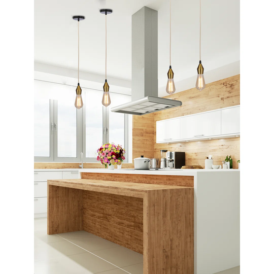 1 - Light Single Bulb Pendant