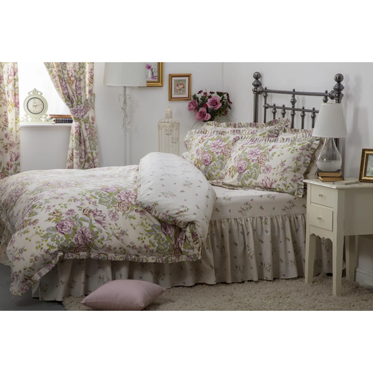 Roth Lavender/Green/Off-White 150 TC Duvet Cover