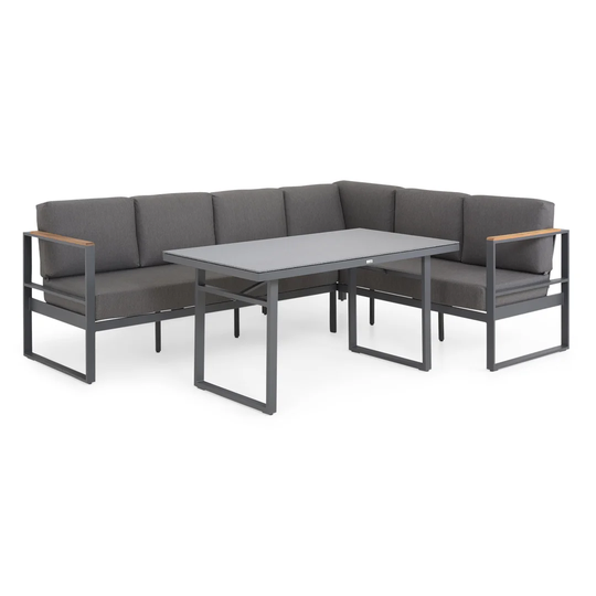 Elvan 6 Seater Corner Sofa Set