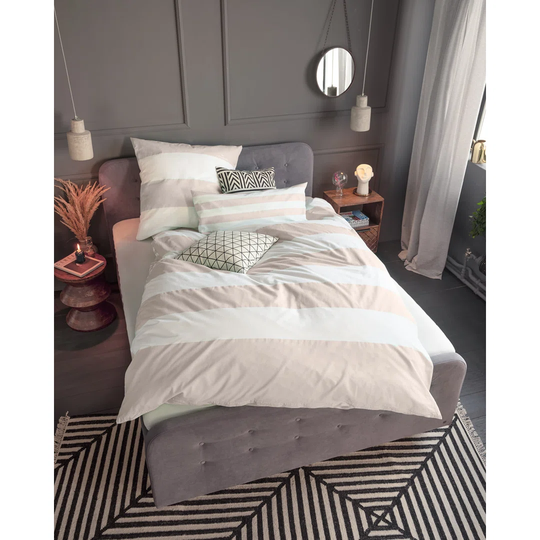 Casual Stripe Duvet Cover Set