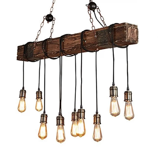 Aldrich 9 - Light Kitchen Island Linear Pendant