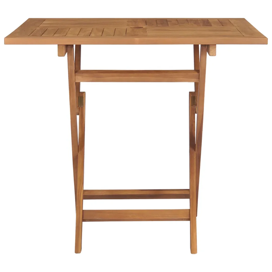 Evely Folding Teak Camping Table