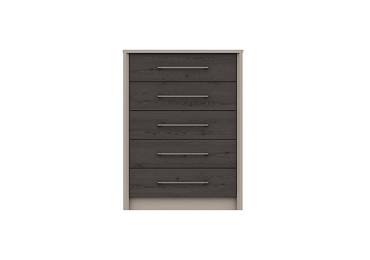 London Bedrooms - Paddington 5 Drawer Chest - Black