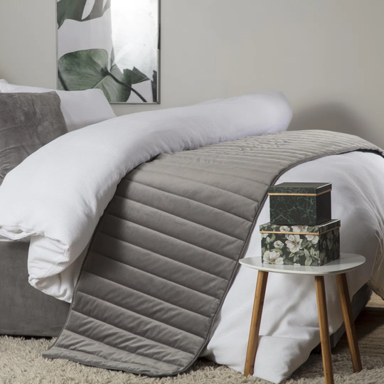 Akef 100% Faux Suede Bed Runner