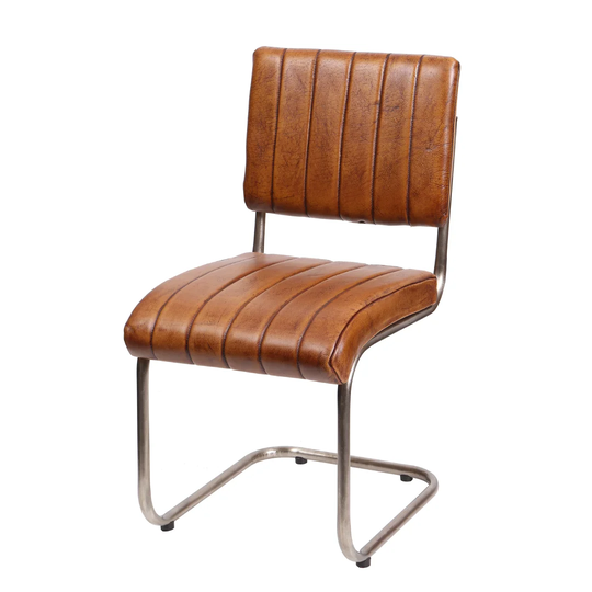 Meeki Ribbed Upholstered Dining Chair