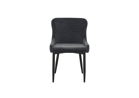 Sapporo Velvet Dining Chair - Grey