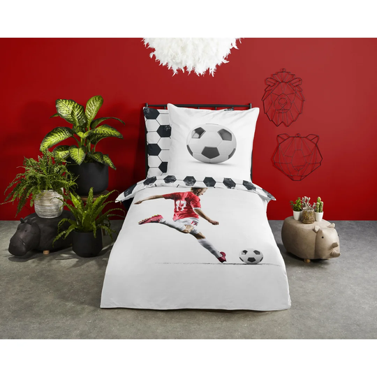 Bed linen 135x200+1-80x80 Kids Good Morning No.10019 White
