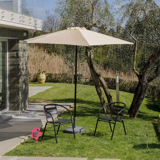 Deracy 2.4m Traditional Parasol