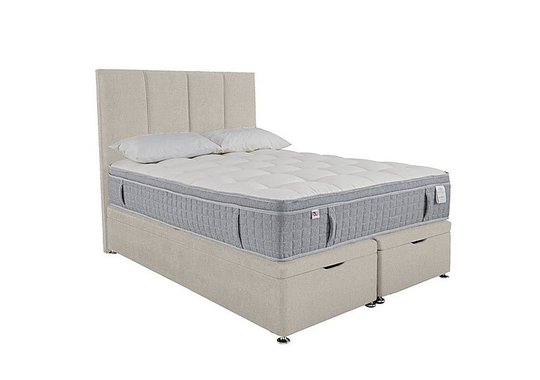 Millbrook - PureTech Pillow Top End Ottoman Divan Set - Double - Beige