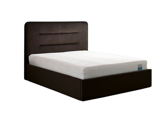 TEMPUR - Linear Ottoman Bed Frame - Super King - Black