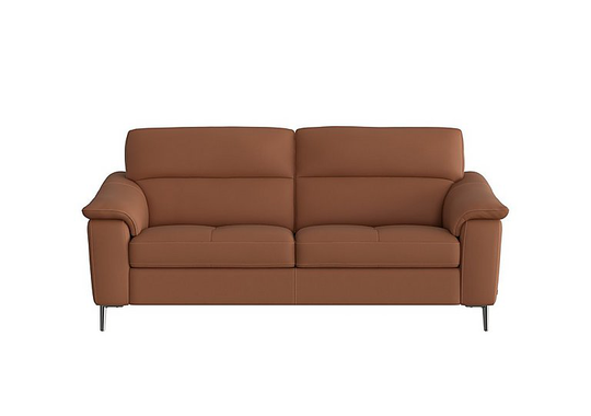 Nicoletti - Maldini 3 Seater Leather Sofa - Brown
