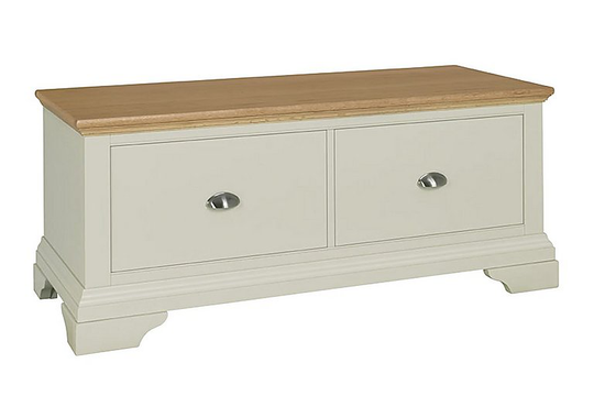 Furnitureland - Emily Blanket Box - Grey