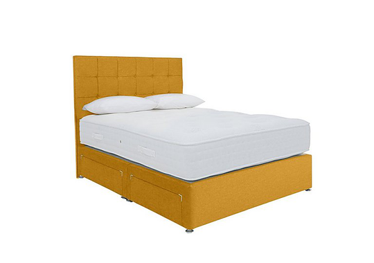 Sleep Story - Luxury 2000 Divan Set - Double - Yellow