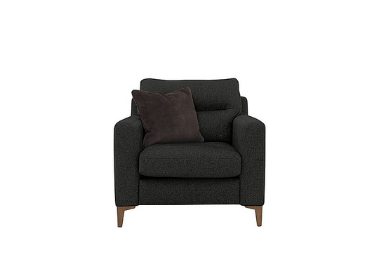 Uniqa Fabric Armchair - Grey