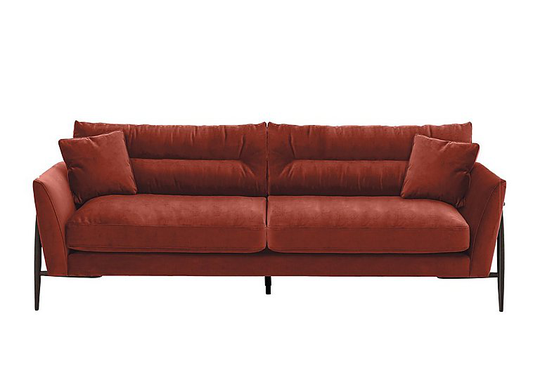 Ercol - Bellaria Grand Fabric Sofa - Red