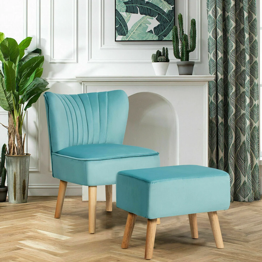 Tingley Cocktail Chair and Footstool