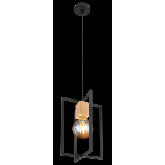 Bejou 1 - Light Geometric Rectangular Pendant