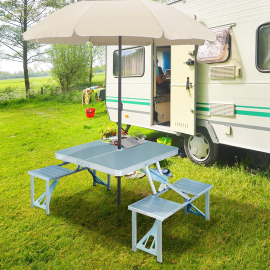 Istanbul Folding Metal Camping Table