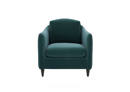 The Lounge Co. - Lorrie George Fabric Armchair - Blue