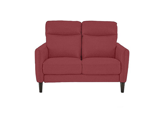 Compact Collection Petit 2 Seater Fabric Sofa - Red