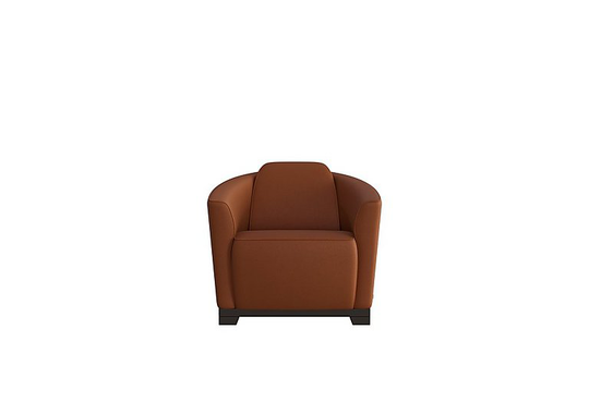 Nicoletti - Ketty Leather Accent Chair - Brown