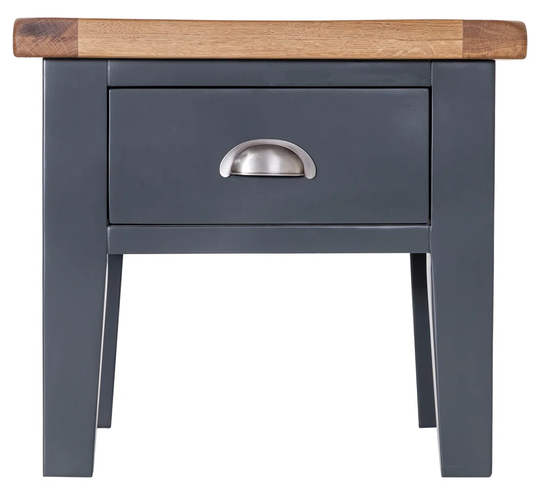 1 Drawer Lamp Table - Blue