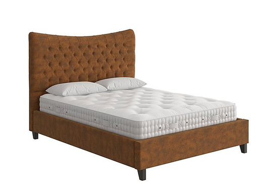 Jessie Ottoman Bed Frame - Double - Orange