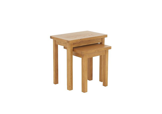 Carson Oak Nest of Tables