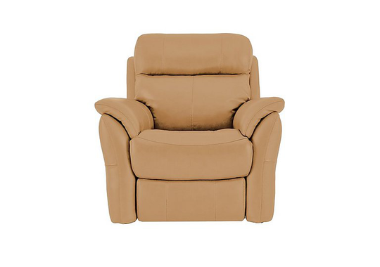Relax Station Revive Leather Armchair - Yellow- World of Leather