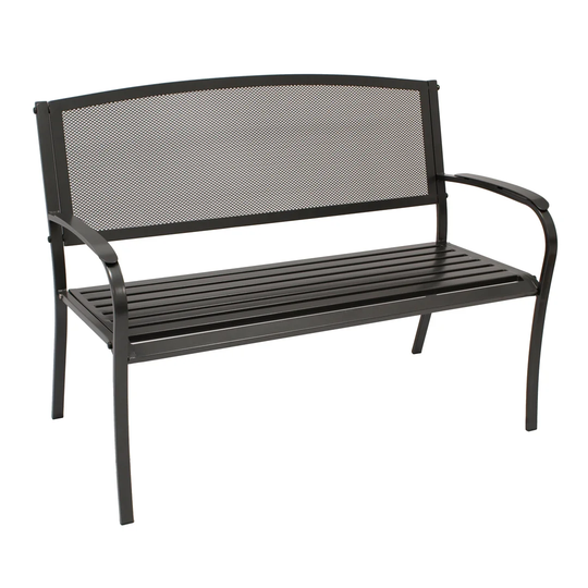Wadena Iron Bench