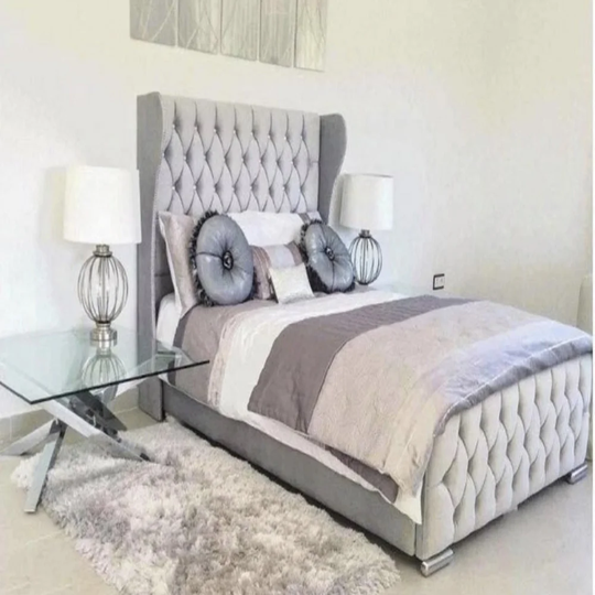 Upholstered Sleigh Bed
