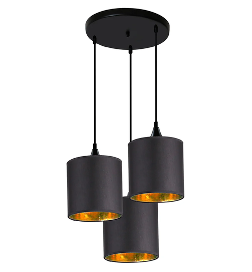 Talerz 1-Light Cluster Cylinder Pendant