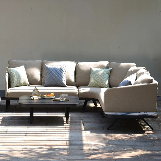 Wilsen Outdoor Fabric Cove Corner Sofa Group