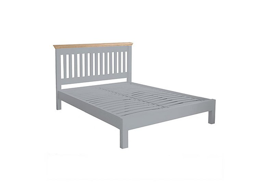 Ottaway Bespoke Slatted Bed Frame - Double - Grey