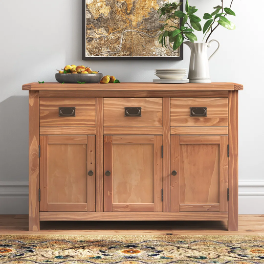 Corinth 3 Drawer 3 Door Sideboard
