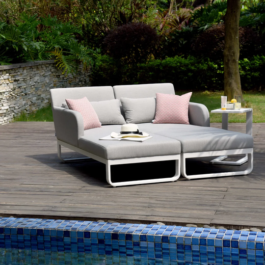 Deance Outdoor Fabric Unity Double Sunlounger