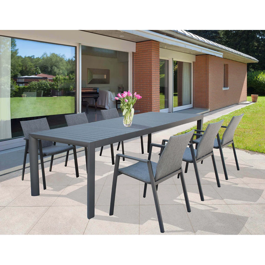 Lanre Rectangular 6 - Person 75cmL Dining Table
