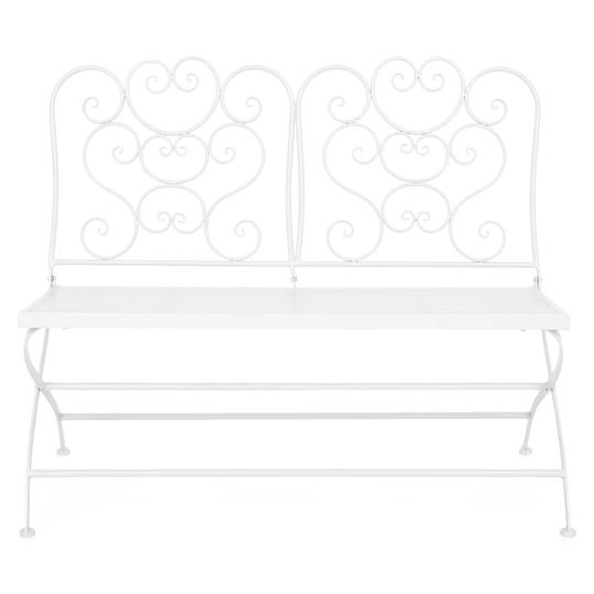 Folding Bench Delia L.58 L.110 H.95 White