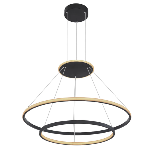 Cardoza 1 - Light Geometric Tiered LED Pendant