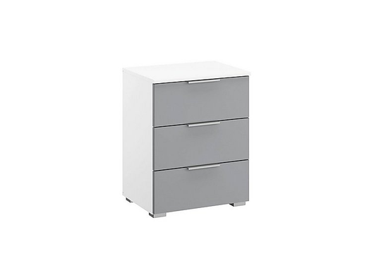 Rauch - Indiana 3 Drawer Bedside Cabinet - Grey