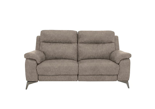 Missouri 2 Seater Fabric Power Recliner Sofa - Mink