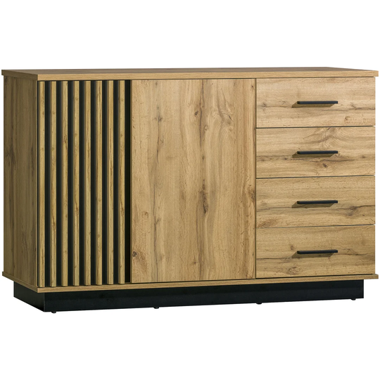 141 Cm Wide 4 Drawer Sideboard