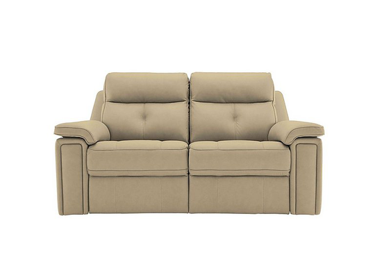 G Plan - Hannington 2 Seater Leather Power Recliner Sofa