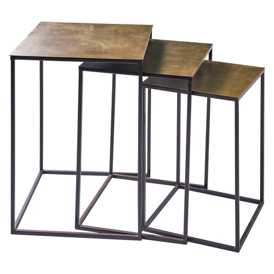Sled Nest Of Tables Built-In Outlets