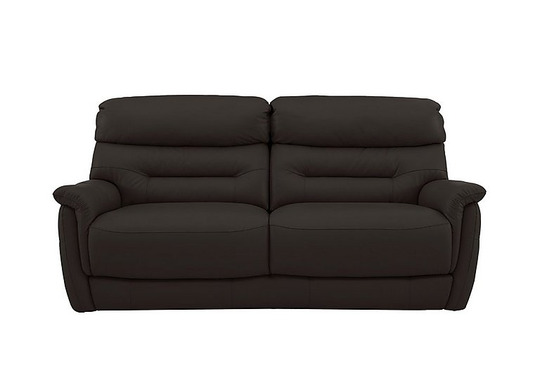Chicago 3 Seater Leather Sofa - Brown- World of Leather
