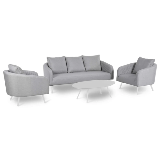 Sladkowski Outdoor Fabric 3 Seat Sofa Set