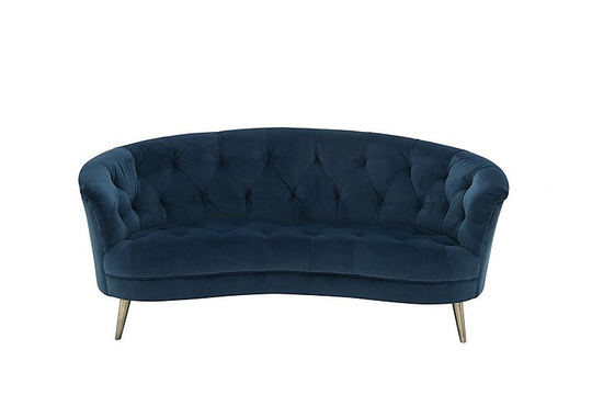 Alexander and James - Soho 2 Seater Fabric Sofa - Blue