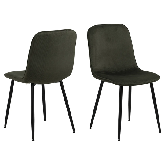 Delmy Dining Chair Olive Green, FR