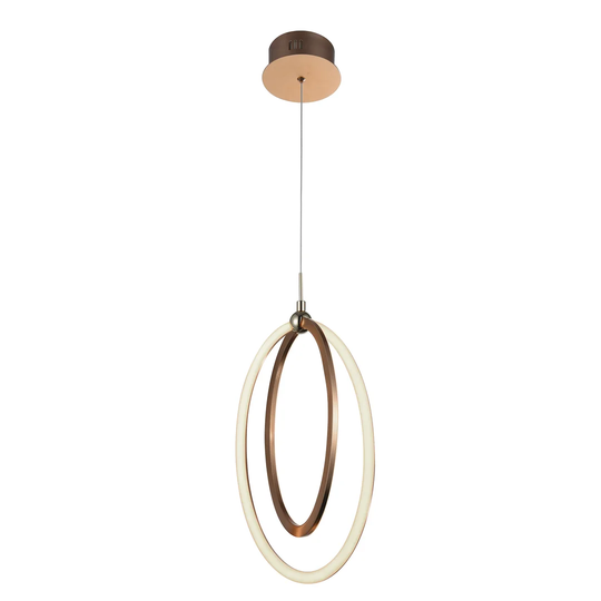 Bettencourt 1 - Light Single Geometric LED Pendant